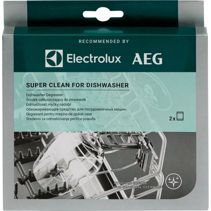 Dégraissant SUPER CLEAN pour lave-vaisselle (2 sachets)