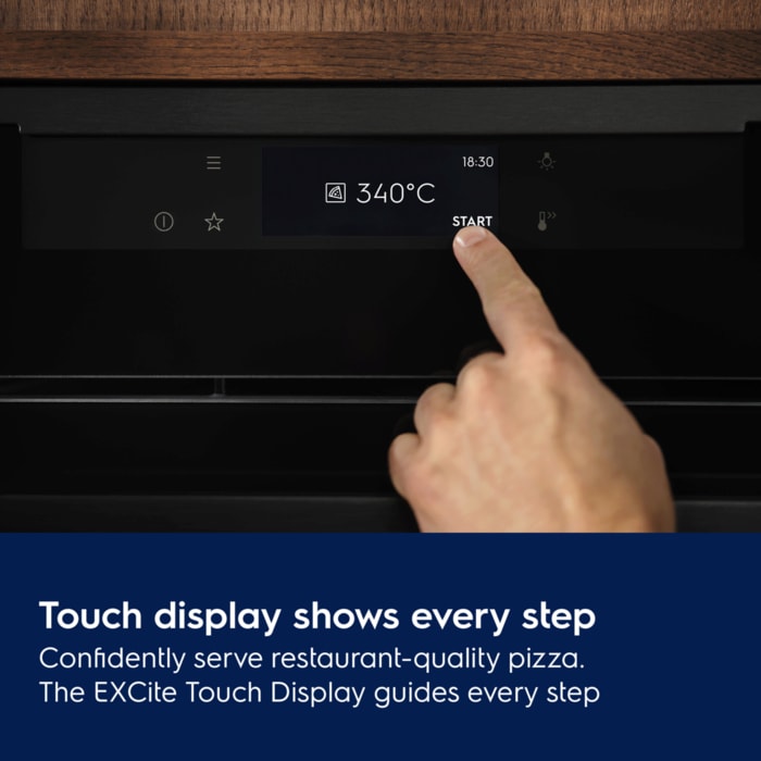 Electrolux Pizza Expert KR oven oven display 340 degrees