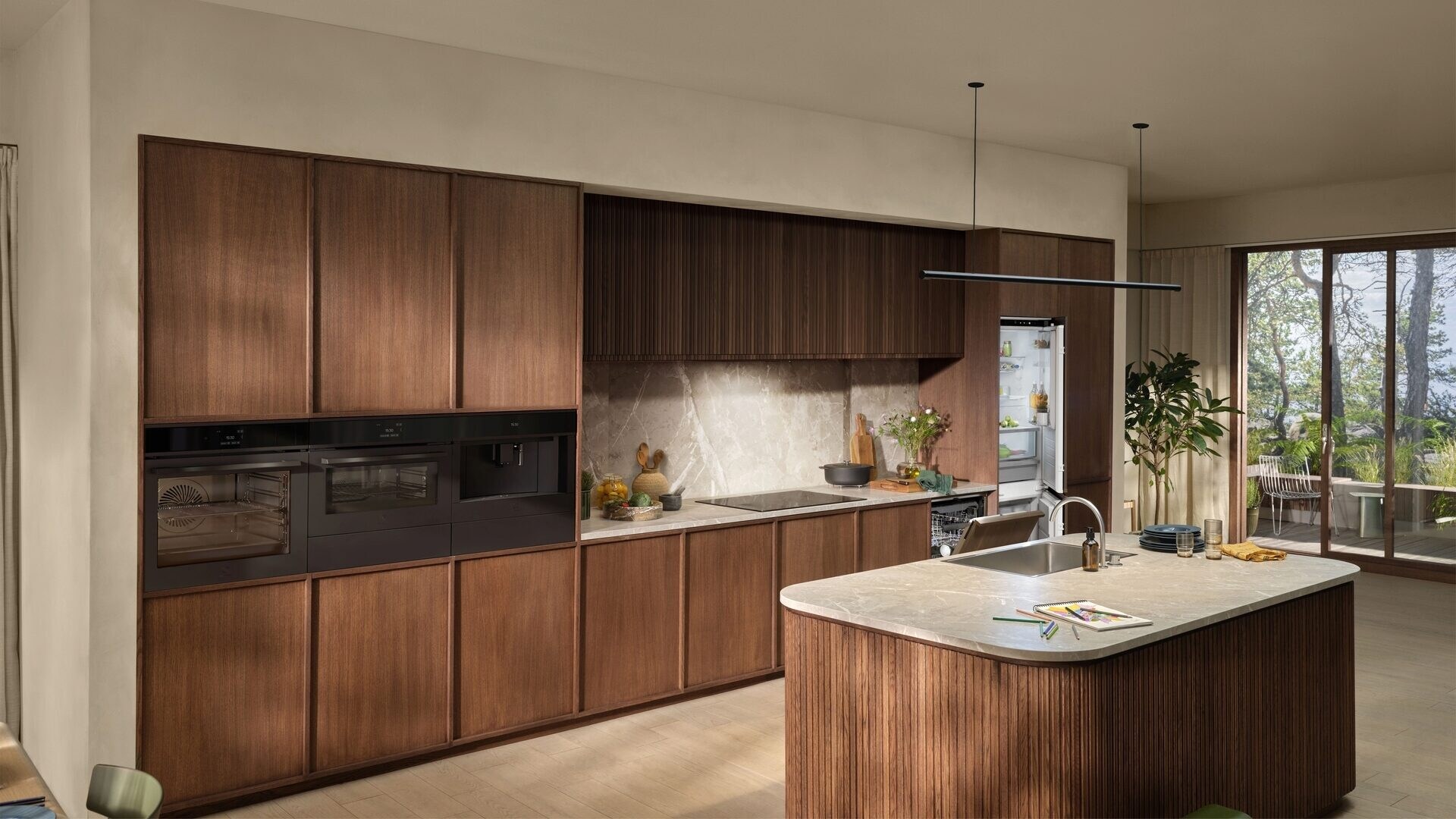 cuisine avec des appareils Electrolux